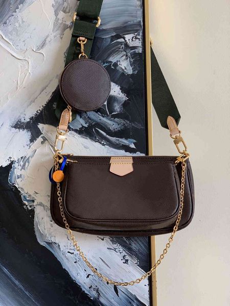 

designer luxury favorite handbags purses multi pochette accessories women brand bag three-piece suit waist pack real leather shoulder bags