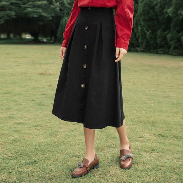 

skirts skirt spring arrivals women's retro with a-line skirt ypux, Black