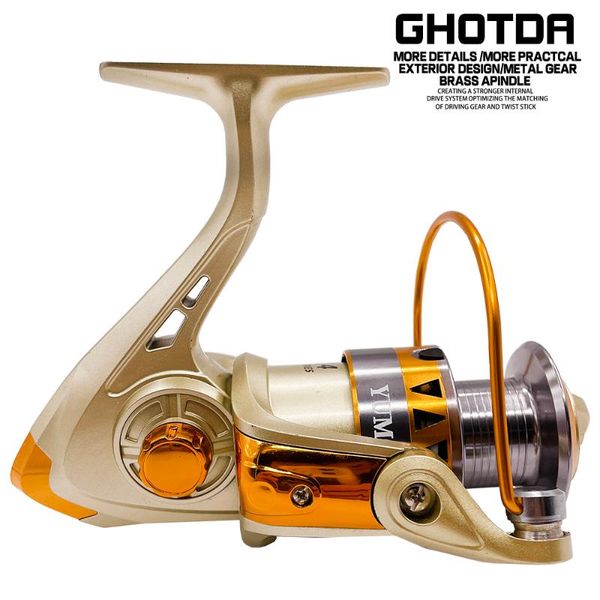 

baitcasting reels fishing reel 2000-7000 metal spool spinning saltwater accessories