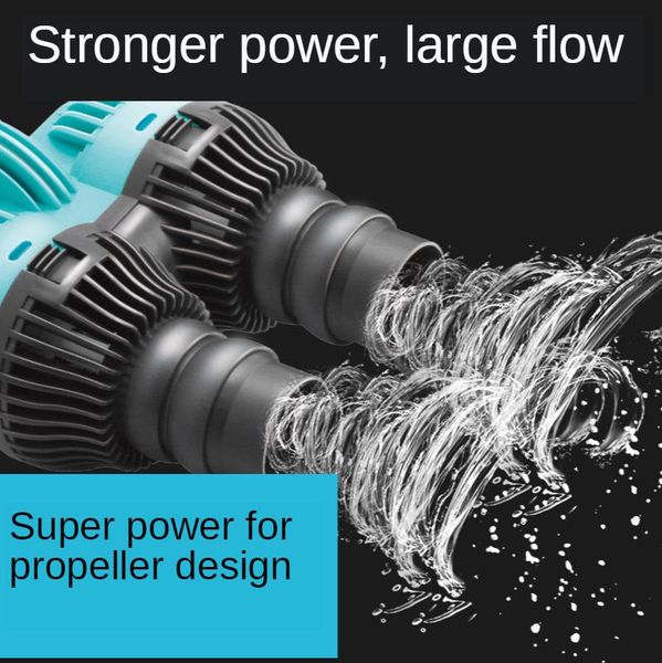 

aquarium wave maker pump double magnet powerhead 360 dergee adjustable flow for fish tank 220/240v water air pumps & accessories