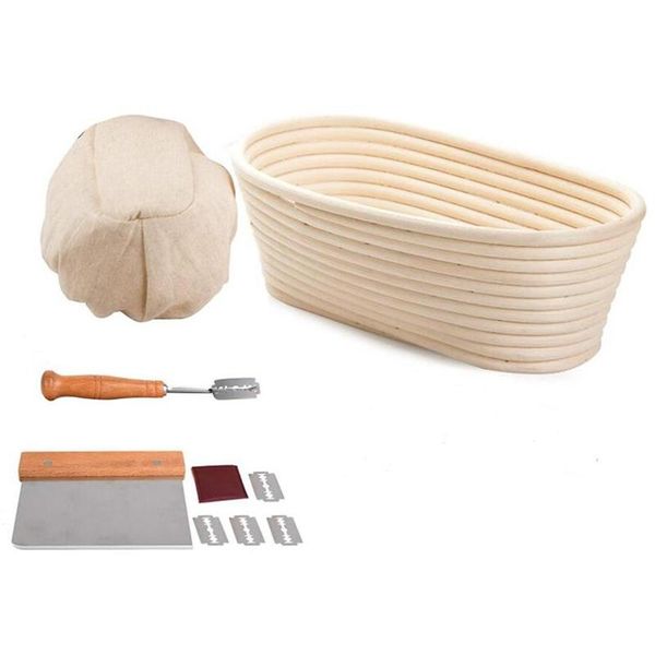 

storage baskets banneton proofing 25.4 cm - bread for baking, gifts artificial