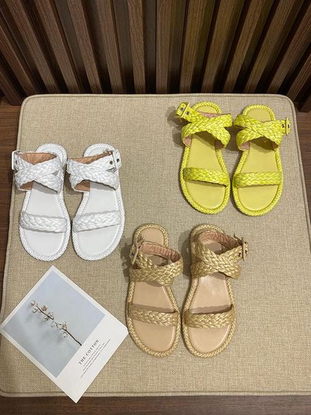 

slippers casual rubber flip flops shoes slipers women slides low luxury hawaiian 2021 flat scandals buckle strap basic fabric, Black