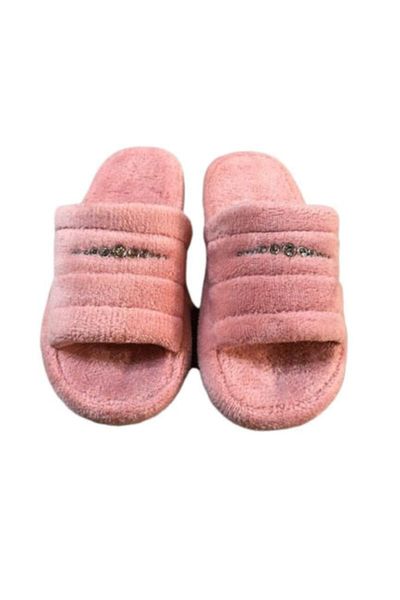 

slippers women's pink plush, Black