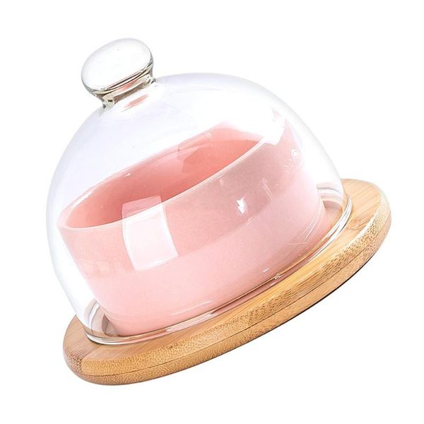 

bowls 1 set of transparent cover glass shield afternoon tea tray bowl