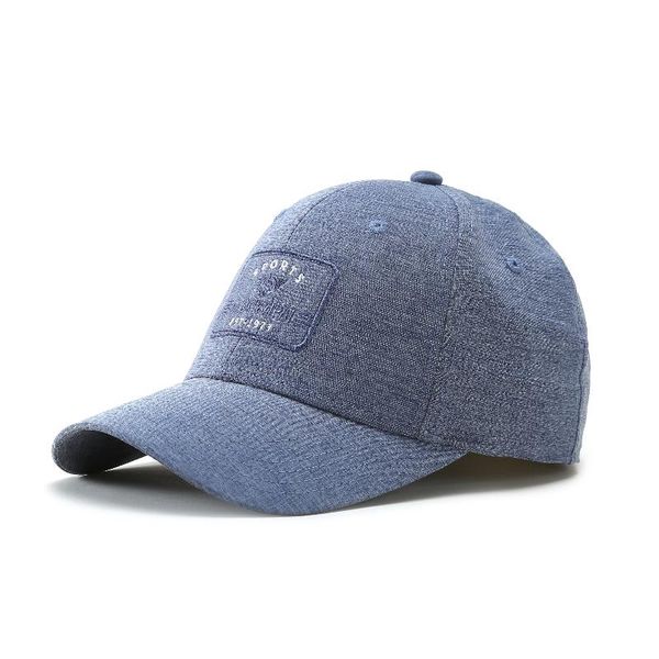 

wide brim hats men's adjustable baseball cap casual leisure fashion boy snapback hat caps, Blue;gray