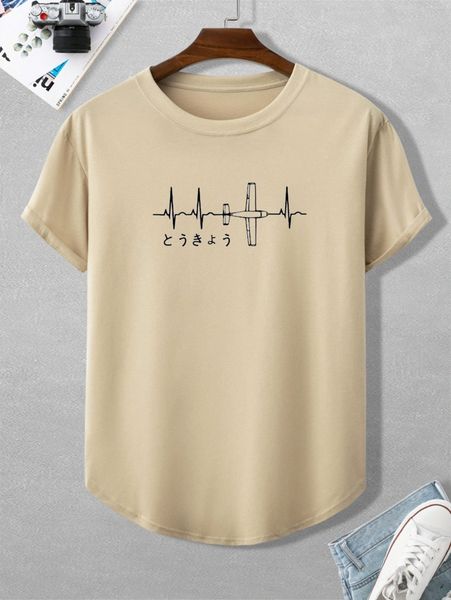 

men japanese letter graphic tee b3wf#, White;black