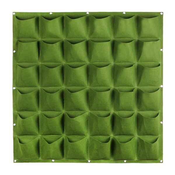 

planters & pots vertical hanging wall growing bag pockets green planting bags gardening vegetable seedling living garden home supplies