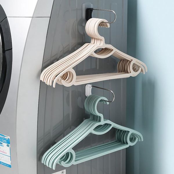 

u-shaped clothes hanger simple punch-stainless steel storage rack wall paste multifunction space saving coat hangers & racks