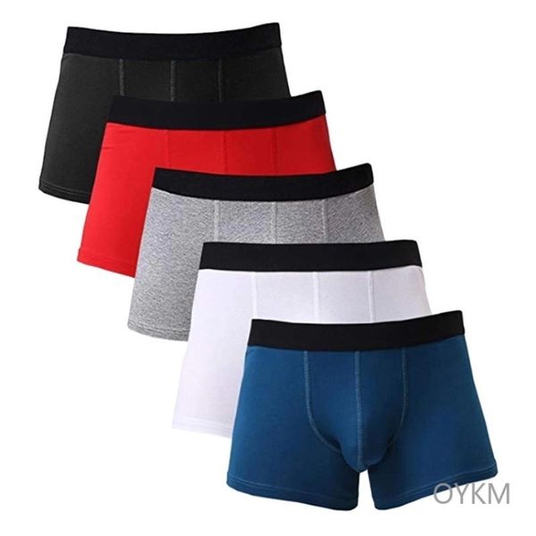 

underpants men underwear high elastic spandex man boxers briefs panties mens cotton shorts, Black;white