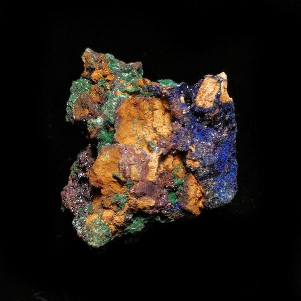 

decorative objects & figurines 81g natural malachite and azurite mineral crystal specimen from anhui province,china a4-5sun