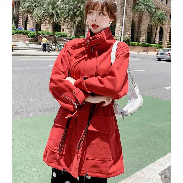 

jacket winter autumn fashion women's denim shredded female loose long jacket, Black;brown