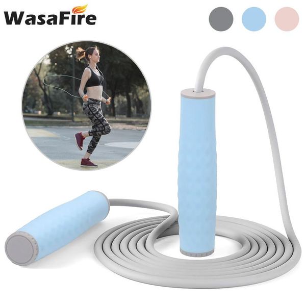 

adjustable bearing skip rope weight speed jump silicone steel wire jumping ropes for boxing fitness training