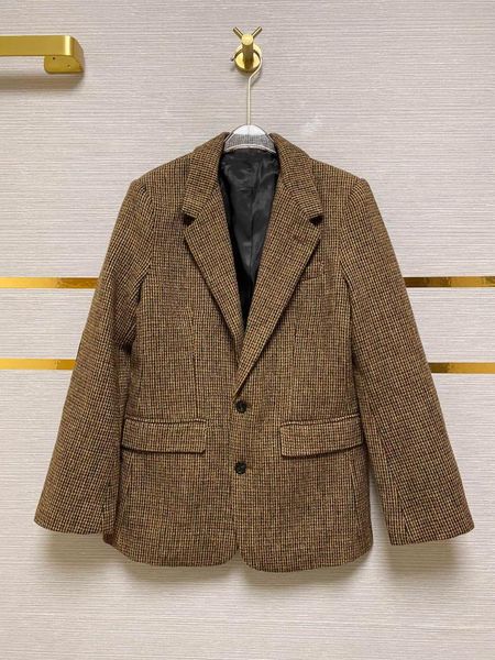 

women's suits & blazers high street brown blazer coats for women 3d cut lapel big pocket coat loose suit lady winte, White;black