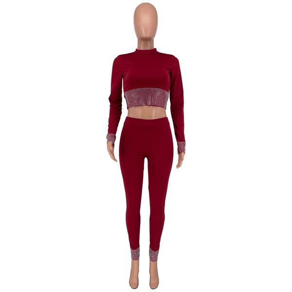 

new women sweater tracsuit crop & pant 2 pieces woman jogging suits track suit womens sweatsuits sweat suits clothes casual outfit-2, Gray