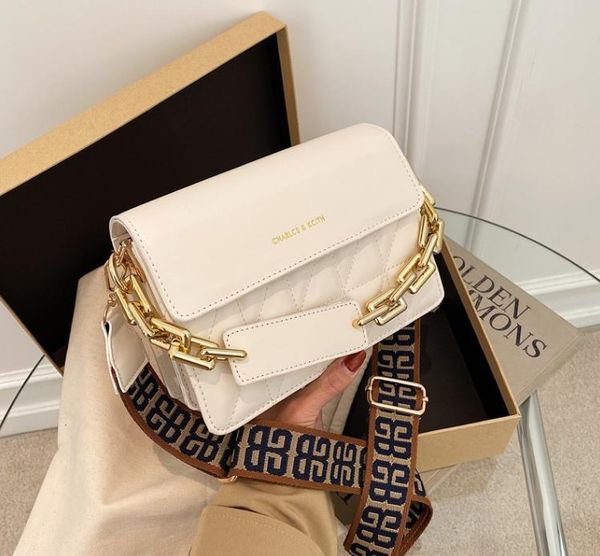 

women's bag chain handbag fashion simple shoulder embroidery thread messenger bags