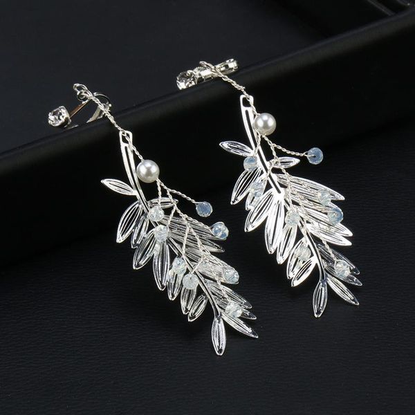 

hair clips & barrettes princess ornaments wedding earring headband set diadema beautiful tiaras decorative accessories for prom party, Golden;silver