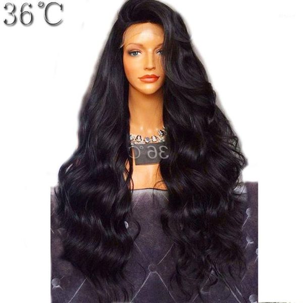 

250% density lace front human hair wig non remy brazilian body wave side part with bleached knots for black women paff1
