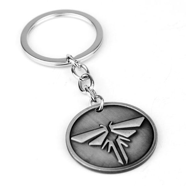 

The Last Of Us Keychain Chaveiro Llaveros Double Sided Firefly Key Chain Fashion Car Keyring For Women MenKey Holder Key ring