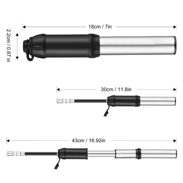 

bike pumps high pressure mountain pump household mini portable air basketball motorcycle electric car accessories