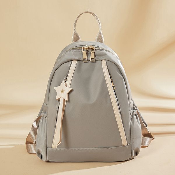 

korean easy to take backpack women's new 2021 fashion practical leisure large capacity oxford cloth backpack travel bag simple