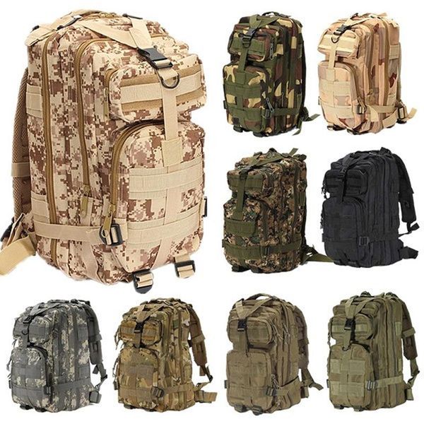 

men tactical backpack camouflage outdoor sport hiking camping hunting bags travelling trekking rucksacks bag