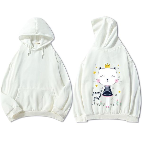 

women's hoodies & sweatshirts for women plus size harajuku pulls pour femmes femme chandails black hoodie oversized cotton hooded jacke