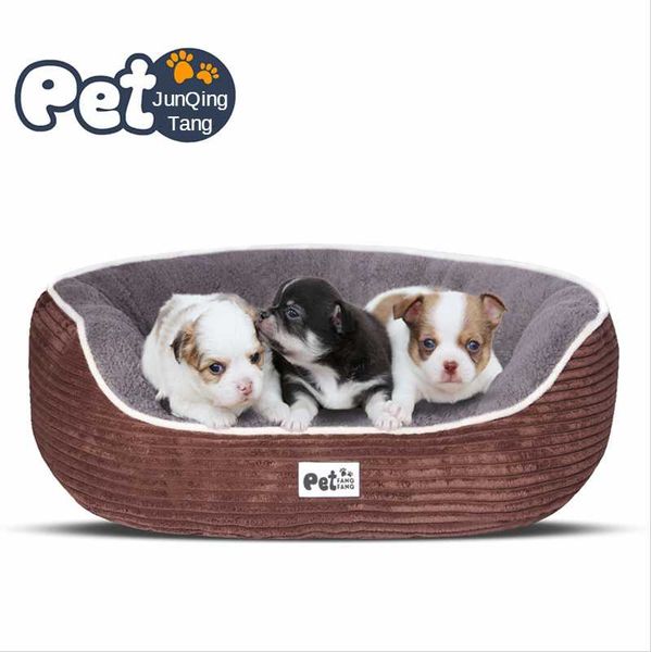 

kennels & pens corduroy pet dog bed house sleeping bag kennel cat and puppy sofa winter warm cushion for small dogs