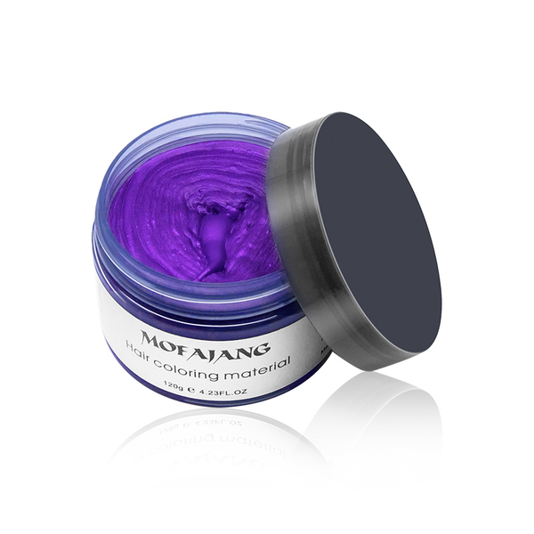 

mofajang women men children styling pomade disposable natural formula strong gel cream 9 colors hair dye hair color wax 120gscou