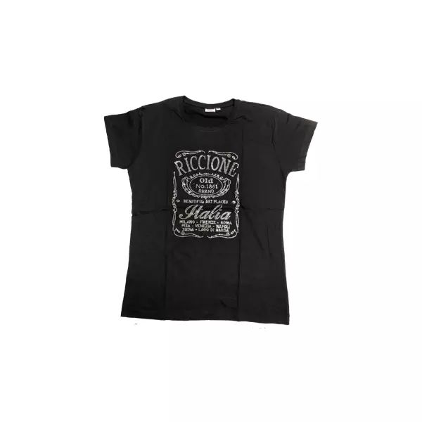 

t-shirt lady nightlife 87 riccione pegs, White;black
