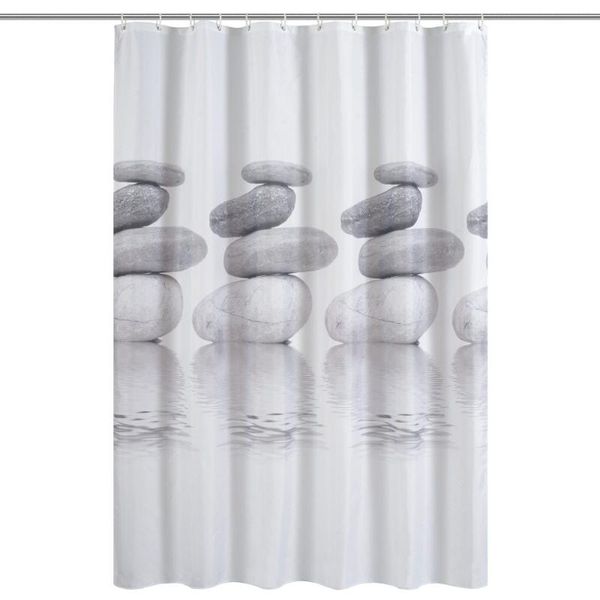 

shower curtains printed moldproof waterproof bathroom bath curtain polyester fabric with 12pcs hooks