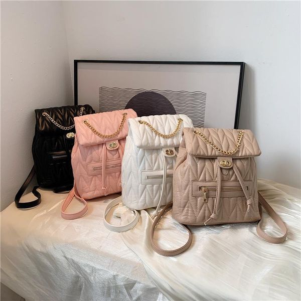 

backpack style pink sugao bookbag school bags cute girls pvc shoulder travel fashion designer crossbody handle