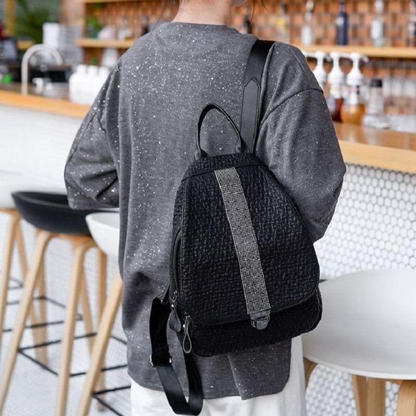 

backpack women pu leather backpacks rucksack schoolbags for girls teenagers 2021 designer large capacity travel