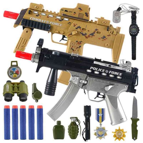 

children's electric continuous gatling soft bullet simulation eating chicken suit boy competitive toy gun