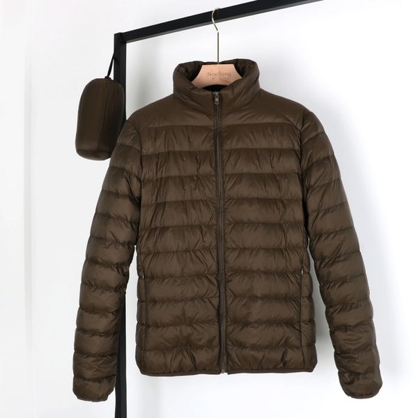 

men's matte super et, light down coat, windproof and warm coat, Black