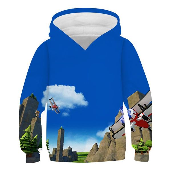

hoodies & sweatshirts autumn kids 3d robloxing baby boys clothes children's long sleeve game print sweatshirt girls spring cartoon coo, Black