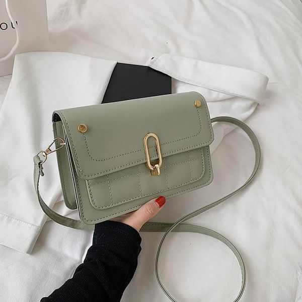 

retro textured small bag for women fashion soft surface shoulder western style crossbody square bags