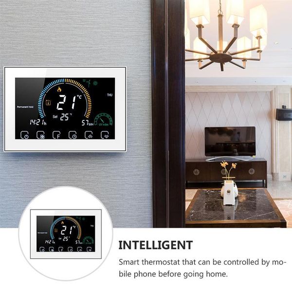 

smart home control 1 set thermostat wireless intelligent temperature controller