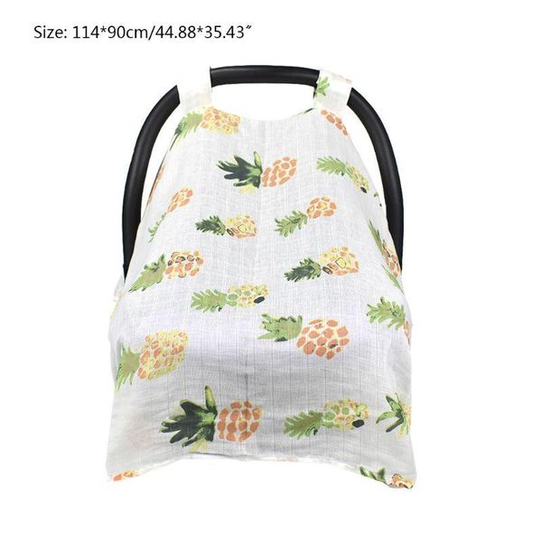 

muslin car seat cover baby carseat cotton gauze canopy lightweight breathable ca m3ge stroller parts & accessories