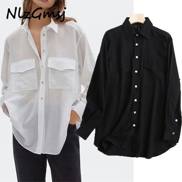 

blouse women spring autumn blouses long sleeve shirt turn-down collar solid blouse 04 210628, White