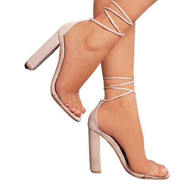 

dress shoes ins women summer pumps fashion rome lace up dancing high heel sandals stiletto party wedding woman outdoor sandal, Black