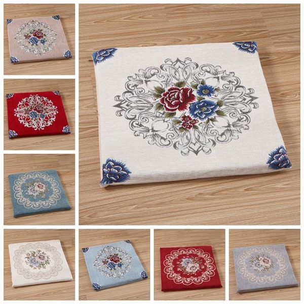 

cushion/decorative pillow american country style comfortable chair cushions flowers bay window seat cushion square floor kneel for home offi