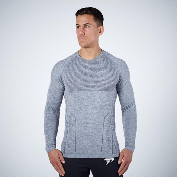 

running jerseys spring and autumn sportswear quick-drying long-sleeved t-shirt sportbaseball uniform fitness leisure mens t shirts, Black;blue