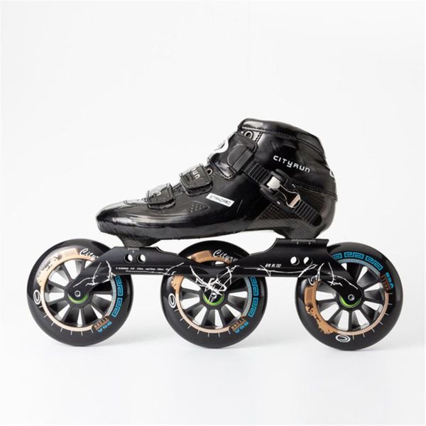 

inline & roller skates vulcan speed professional skate shoes 3 wheels 85a pu 110mm 100mm 90mm carbon fibre competetion patines