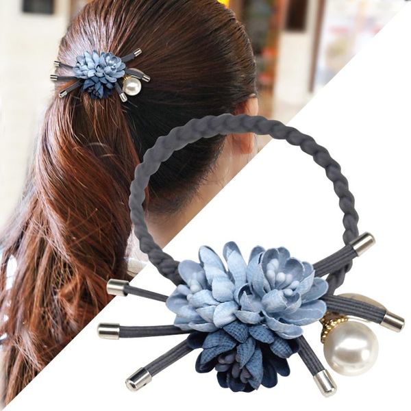 

hair accessories fashin ins 3d handmade lovely bee pink bow flower ring