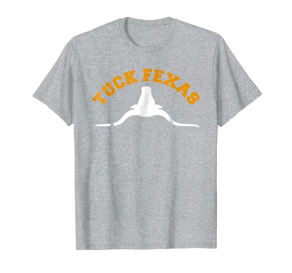 

tuck fexas shirt horns down texas alright alright alright, White;black