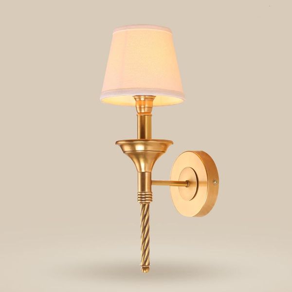 

wall lamps 2021 american country full of copper single head lamp living room bedroom corridor aisle