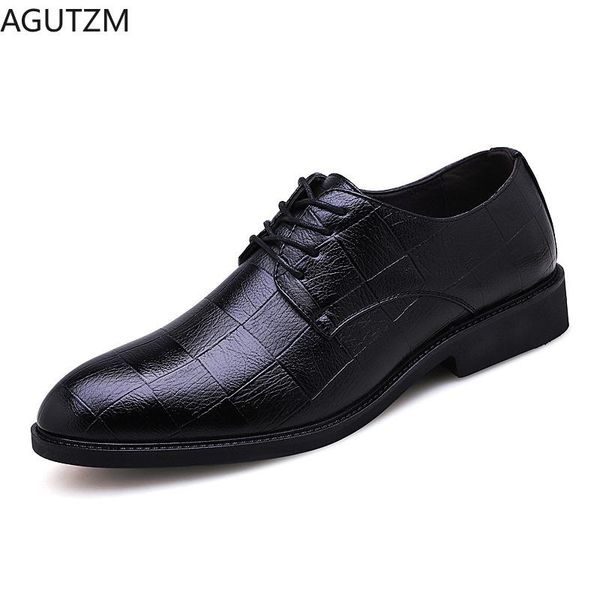 

dress shoes italian oxford for men luxury mens patent leather wedding pointed toe classic derbies, Black