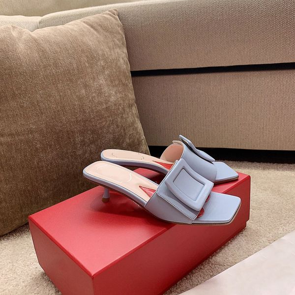 

women slide sandal slipper 3 colors option indoor outdoor beach slides platform slippers truth leather flip flops high heels with original b, Black