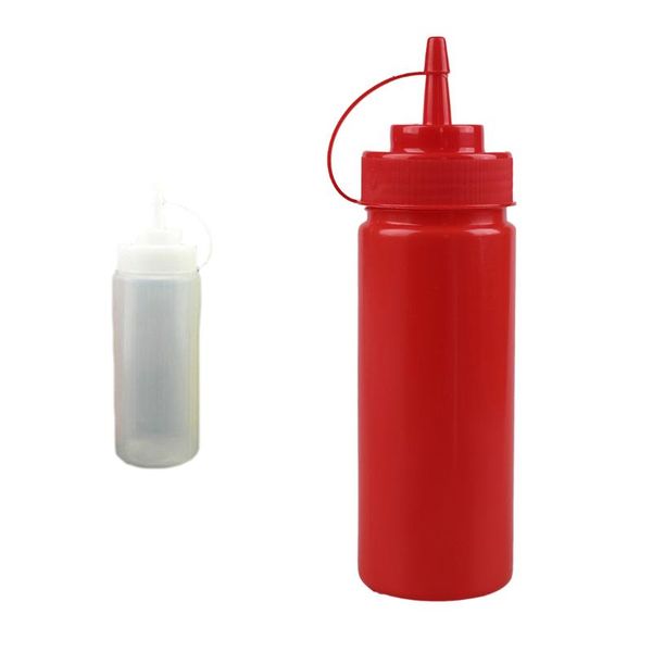 

plastic squeeze sauce bottle dispenser cap condiment oil ketchup 1pc cosmetic bags & cases
