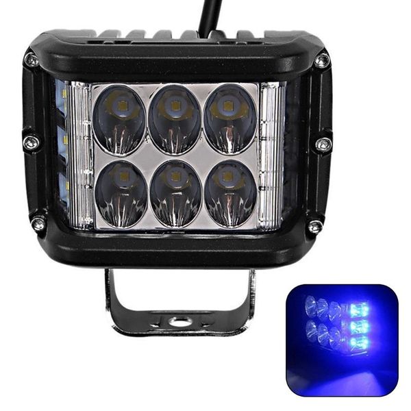 

working light 12v-32v 45w work side shooter led bar combo strobe lamp for atv suv